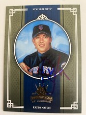 Kazuo Matsui Mets Rockies Signed Auto 2005 Diamond Kings Baseball Card Japan MLB