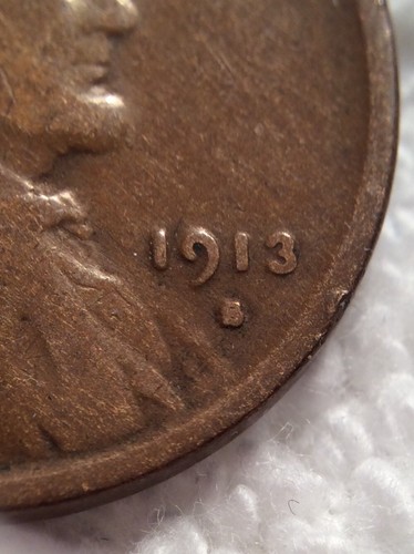 1913-S Lincoln Cent - VG. INV#3621 - Imagen 3 de 3