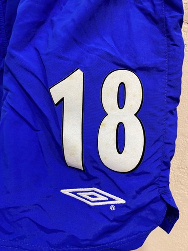 Chelsea London 2001/03 Home Football Shorts Umbro Vintage Soccer Size XL #18 - Picture 4 of 7