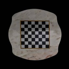 Échiquier Classique Table En Marbre Italien MARBLE TABLE CHESS BOARD 60x60cm