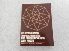 1978 SOFT COVER COMPUTER BOOK AN INTRODUCTION TO PROGRAMMING WITH PASCAL