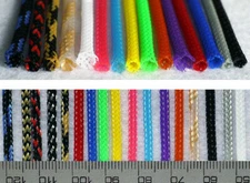 3mm Braided Cable Sleeving/Sheathing - Auto Wire Harnessing Sleeve PET Colourful