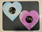 Taylor Swift - Lover (Live From Paris) ORIGINAL Pink & Blue Heart Shaped Vinyl