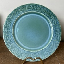 Habitat ‘Green Leaf’ Textured Reactive Glaze Discontinued Dinner Plate, 27.5cm