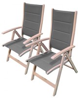 Endorphin 2Er Pack Klappsessel, Gartensessel Aus Akazienholz Im Teakholzlook