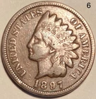 1897 Indian Head Penny Cent