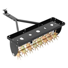 Uimoso 32 in Tow-Behind Plug Aerator with Universal Hitch for Lawn Care