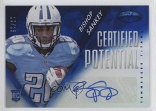 2014 Certified Potential Mirror Signatures Blue 12/15 Bishop Sankey Auto 0f6