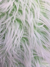 Bethany LIME GREEN Frost 2.5 Inch Mongolian Long Pile Soft Faux Fur Fabric for