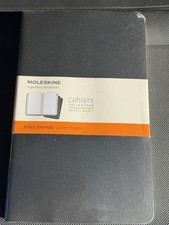 Moleskine Cahier Journal Soft Cover Large Ruled LinedBlack 80 Page Set of 3