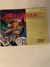 Vegas Dream NES (CIB) includes all shown inserts and manual
