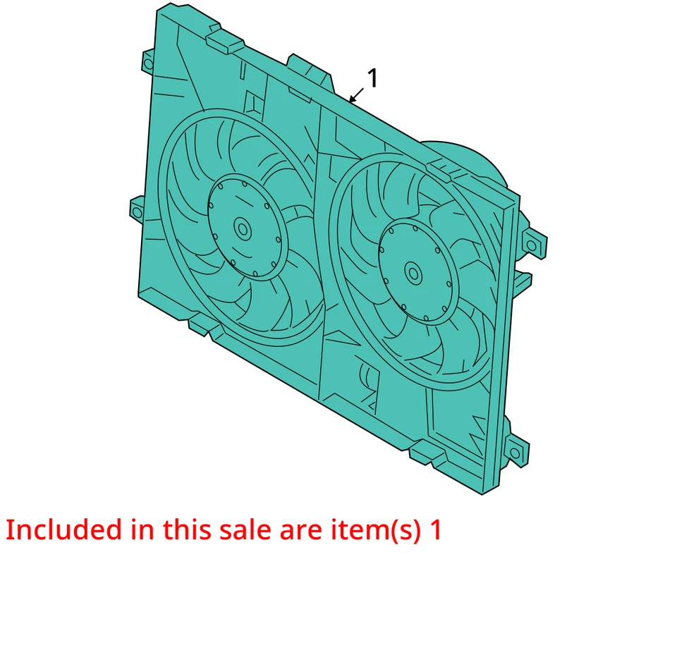 Conjunto de motor ventilador de refrigeración radiador eléctrico Mazda 6 2009-2010 XSN6K Foto 2 de 3