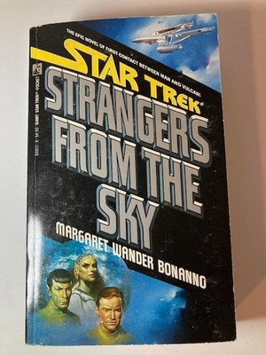 Vintage Star Trek Strangers From the Sky PB 1987 Pocket Books First Print Sci Fi