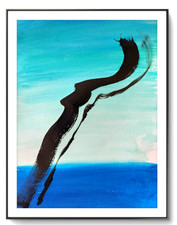 LOVELESS - "UNA SORPRESA QUIZICAL" 11 X 15 ORIGINALE acrilico su carta