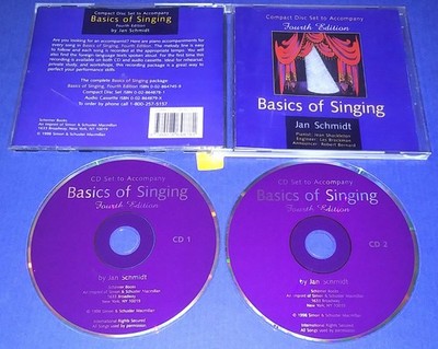 BASICS OF SINGING 2 CD 4 TH EDITION 1998 SIMON & SCHUSTER MACMILLAN USA