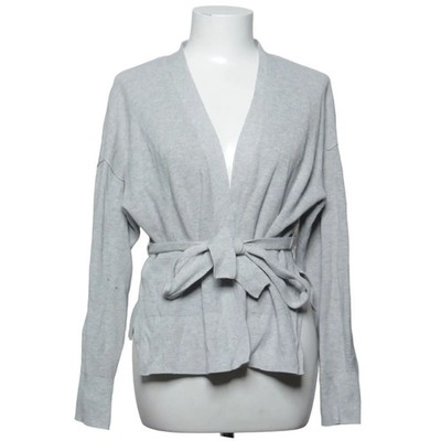 ESPRIT, Strickjacke, Damen, Größe: S, Grau, Baumwolle, Streifen #YhD