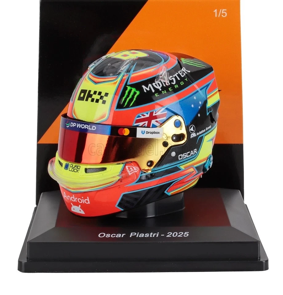Spark Model Helmet 1:5 Car F1 Mclaren MCL39 Oscar Piastri Season 2025 - Image 2 of 4