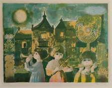 Jordi Pla Domenech Vintage Original  Listed Artist Signed And Numbered 