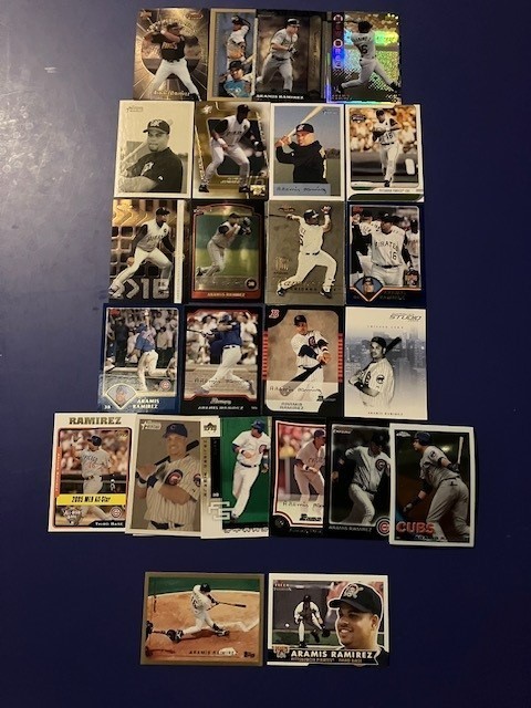 Aramis Ramirez Baseball Card Lot--25 Different Cards All Major Brands