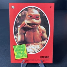 B4d Teenage Mutant Ninja Turtles Movie 1990 Topps #7 Sticker Raphael