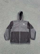 The North Face Girl Denali Fleece Jacket Full Zip Polartec Black XL