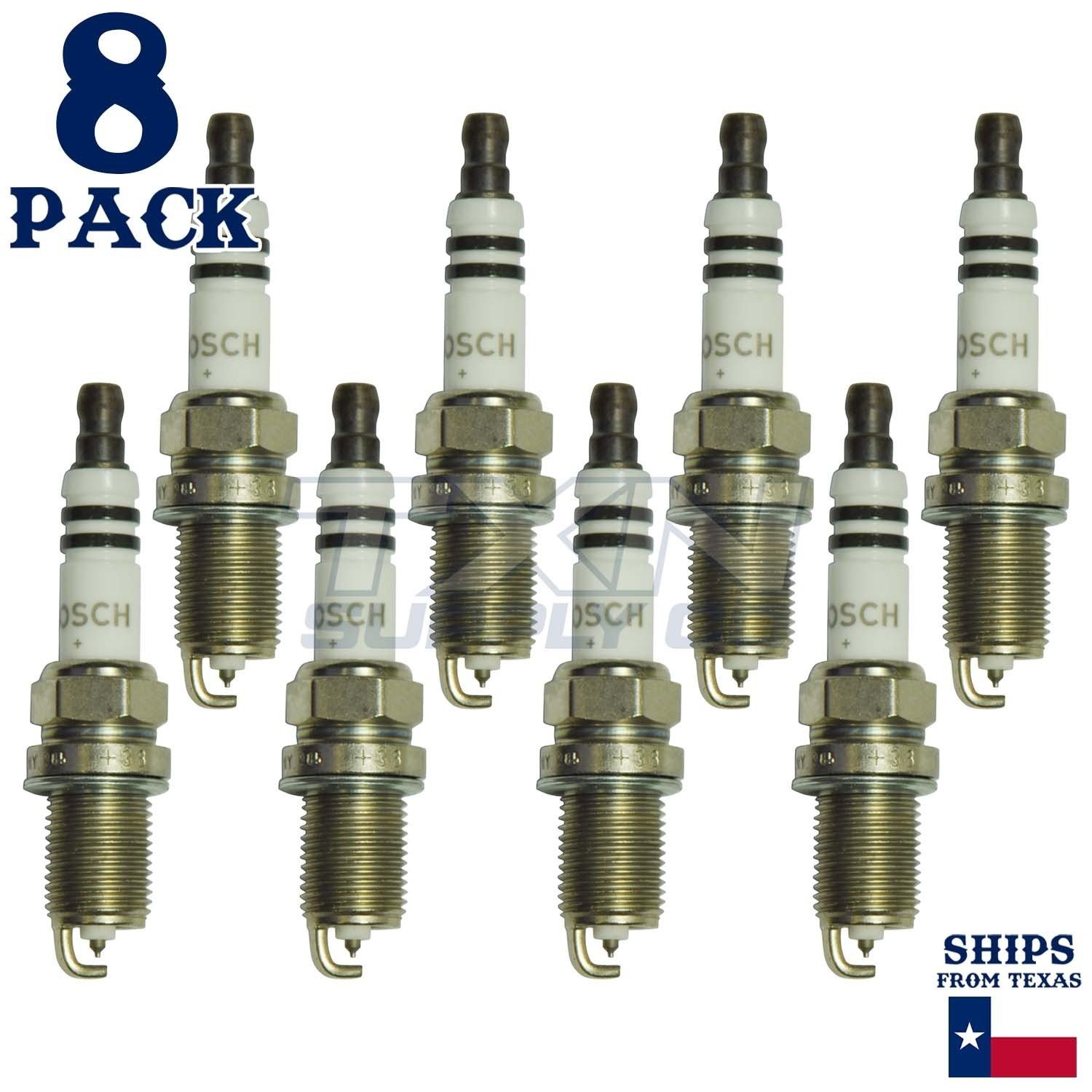 8 Pack Bosch FR7KPP33U Double Platinum Spark Plugs