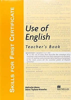 Use of English (Skills for First Certificate) - Mann, Malcolm