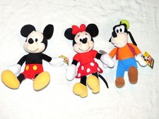 Kohl's Cares Disney Mickey Mouse Minnie Donald Duck Goofy 14" Plush Stuffed 90th