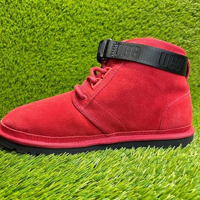 UGG Neumel Mens Size 9 Red Black Casual Classic Outdoor 