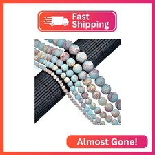 AD Beads Beautiful Natural Matte Gemstone Round Spacer Loose Beads 4-12mm 10mm,