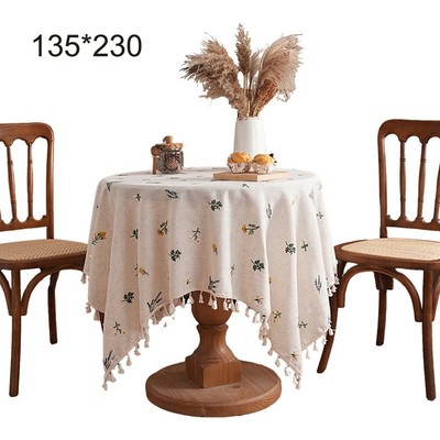Elegante Touch bestickte Tischdecke Café Verwendung bequeme Installation