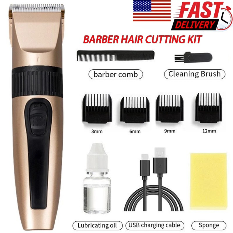 Professional Cordless Hair Clippers Trimmer Men&rsquo;s Barber C