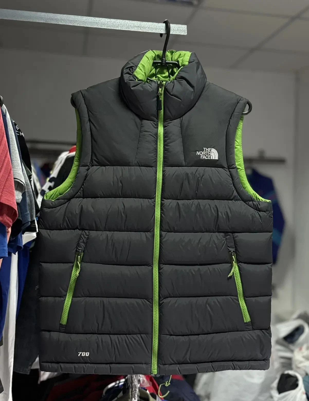 The North Face TNF 700 Down Puffer Vest Full Zip Jacket Men's