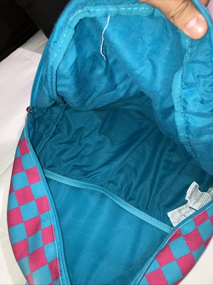 Mochila Dickies Patinador a Cuadros Azul Rosa Foto 3 de 3