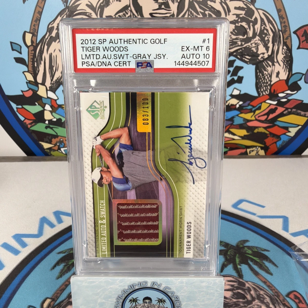 tiger woods signed card products for sale | eBay