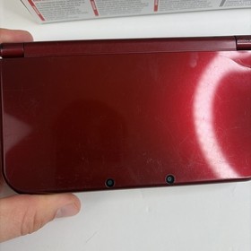 Nintendo New 3DS XL Red In Original Box W Charger Stylus US Model