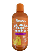 Zesty Paws Wild alaskan omega salmon oil - for dogs cats - 16oz