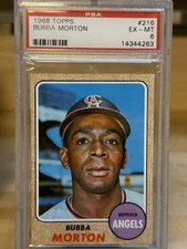 1968 Topps Set-Break #216 Bubba Morton PSA 6 EX-MT