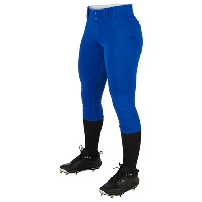 Champro Girl's Traditional Low-Rise Fastpitch Pants ROYAL MD