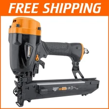 Versatile Air-Powered 16 Gauge Stapler with Adjustable Depth for Every Project