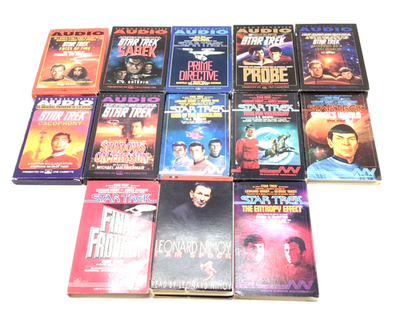 Simon & Schuster Audio STAR TREK AUDIOBOOKS SET OF 12 & I AM SPOCK