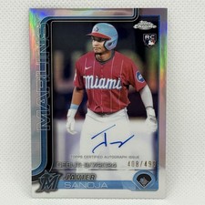 2025 Topps Chrome Update Javier Sanoja Rookie Refractor Auto /499 - WBC 🏆