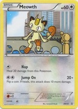 Moderately Played Meowth - BW35 - Promotional Pokemon BW Promos on eBay