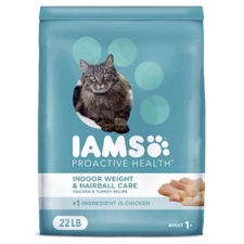 IAMS Chicken and Turkey Flavor Indoor Dry Cat Food - 22lbs