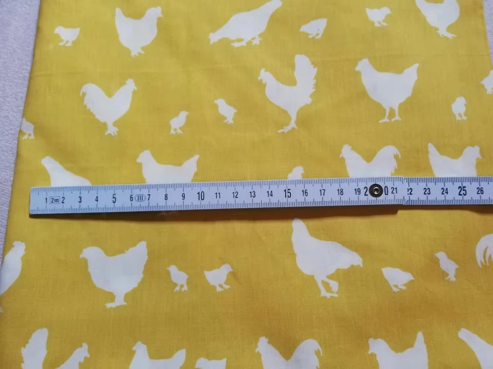 235cm Birch Fabrics Hühner Stoff Webware Baumwolle - Bild 2 von 3