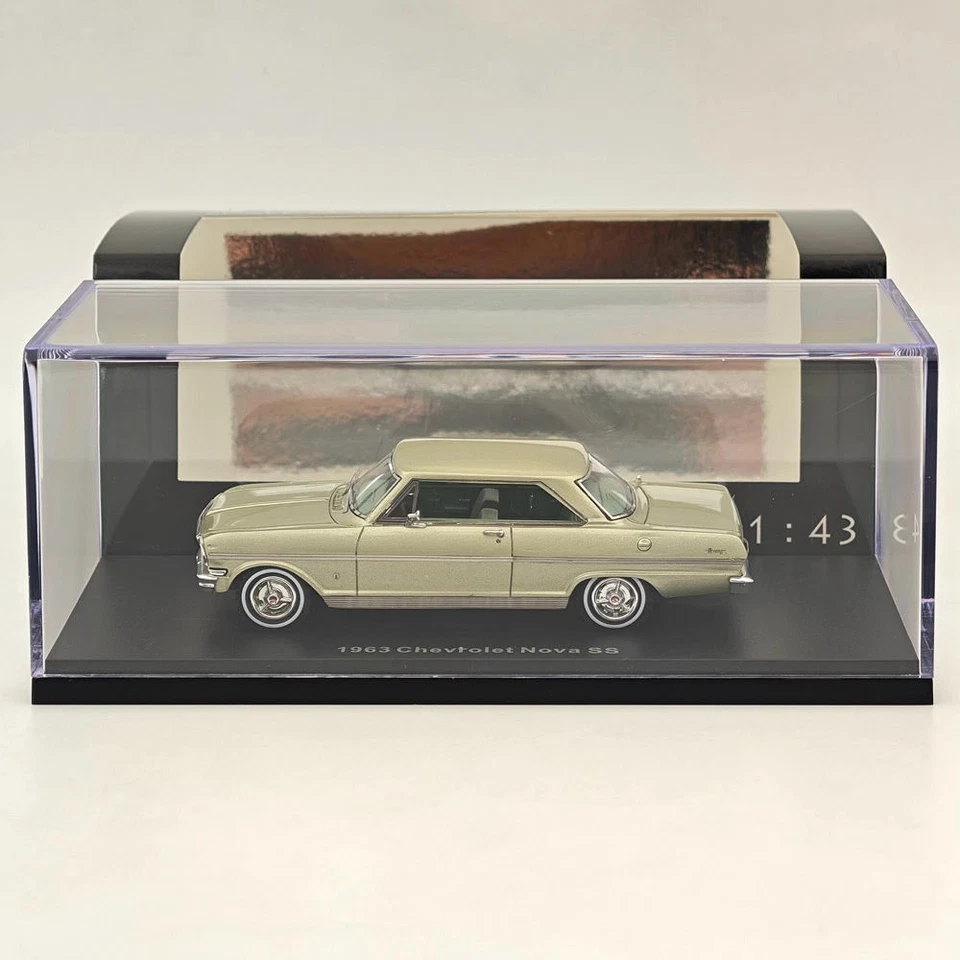 1:43 NEO Chevrolet Nova SS 1963 Green Resin Models Car Colllection In stock US - Image 3 of 4