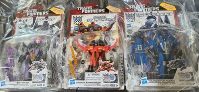 Transformers Seakers Lot Of 3 Starscream Thundercracker Skywarp New In Box