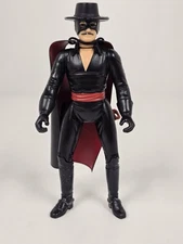 Vintage ZORRO Action Figure 1981 Gabriel Filmation Hong Kong w/ Cape – 80s Toy