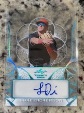2024 Leaf Trinity Baseball Luke Dickerson Clear Auto #’d /49 Nationals