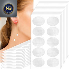500PCS Ear Lobe Support Patches for Earrings, Clear Earring Stickers for Heavy E